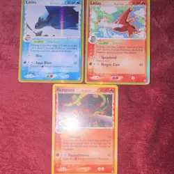 Latios & Latias & Rayquaza Holo Card LotDelta Species NM all Lp/mp Ray - Image 1