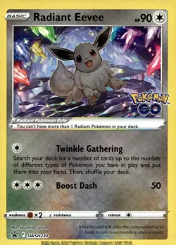 Radiant Eevee Holofoil Promo SWSH: Sword & Shield Promo Cards SWSH230 NM - Image 1