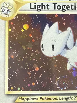 Light Togetic 15/105 Holo Card Pokemon Card NM Swirl - Image 5