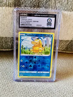Pokemon Card Psyduck #28 Reverse Holo World Record Holder 1 of 1 WORLDWIDE SHIP - Image 1