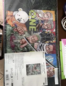 One Piece Card Game Eng- Official Playmat Vol. 4 Ronoroa Zoro - Sealed - Image 1