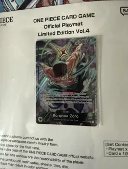 One Piece Card Game Eng- Official Playmat Vol. 4 Ronoroa Zoro - Sealed - Image 4