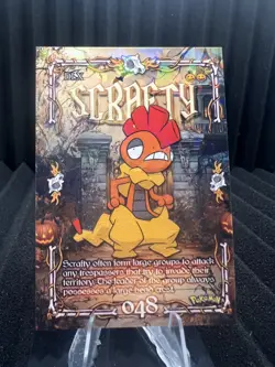 Scrafty #48 - Cracked Ice Holo - Prisma Trick or Treat Cards - Pokemon - Image 1