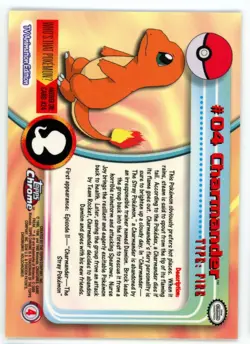 Pokemon Card - Charmander #04 - Topps Chrome - Image 2