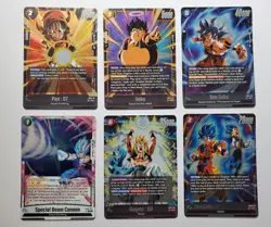 FB09 Lot of 6 Dragon Ball Super Rare SR Fusion World Dual Evolution TCG cards - Image 1