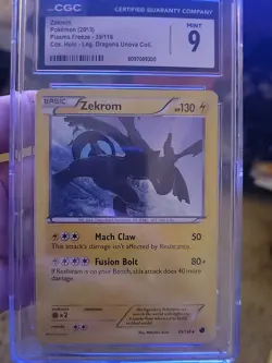 Pokemon TCG Zekrom Holo Ultra Rare Card Plasma Freeze - Image 1