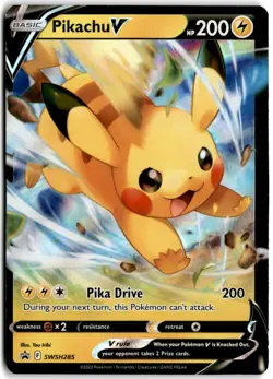 Pikachu V - Promo SWSH: Sword & Shield Promo Cards SWSH285 NM - Image 1