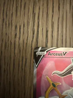 Pokemon Arceus v Full Art Ultra Rare Card 165/172 Brilliant Stars 2022 - Image 2