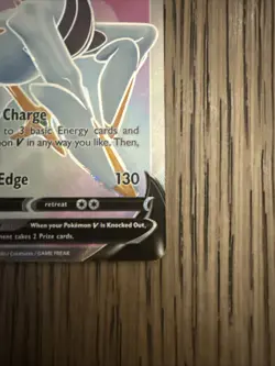 Pokemon Arceus v Full Art Ultra Rare Card 165/172 Brilliant Stars 2022 - Image 4