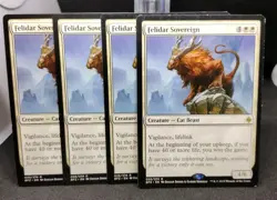 MTG Felidar Sovereign Battle for Zendikar Regular X 4 - Image 1