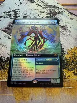 Emeritus of Ideation (Extended Art) Foil - Secrets of Strixhaven Magic MTG - Image 5