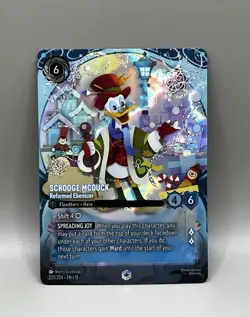 Enchanted Scrooge McDuck - Reformed Ebenezer 235/204 Disney Lorcana Winterspell - Image 1