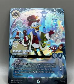 Enchanted Scrooge McDuck - Reformed Ebenezer 235/204 Disney Lorcana Winterspell - Image 2