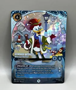Enchanted Scrooge McDuck - Reformed Ebenezer 235/204 Disney Lorcana Winterspell - Image 3