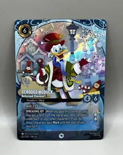Enchanted Scrooge McDuck - Reformed Ebenezer 235/204 Disney Lorcana Winterspell - Image 5
