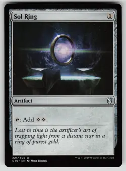 Sol Ring Normal U Commander 2019 221 NM - Image 1