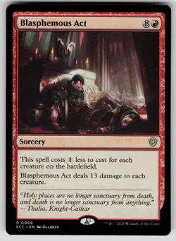 Blasphemous Act Normal R Commander: Lorwyn Eclipsed 89 NM - Image 1