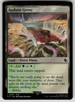 Radiant Grove Land Commander: FINAL FANTASY 414 MTG Near Mint - Image 1