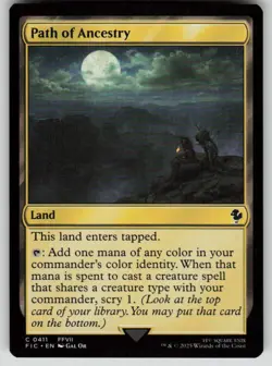 Path of Ancestry Common Commander: FINAL FANTASY 411 MTG Near Mint - Image 1