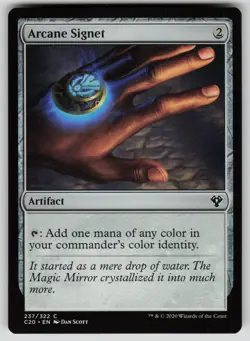 Arcane Signet Normal C Commander 2020 237 NM - Image 1
