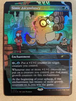 MISCUT Simic Ascendancy (Rainbow Foil) Magic: the Gathering Secret Lair Drop - Image 1