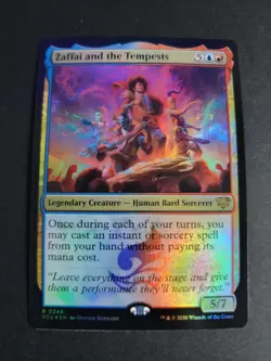 Zaffai and the Tempests (Foil) Rare MTG Secrets of Strixhaven - Image 1