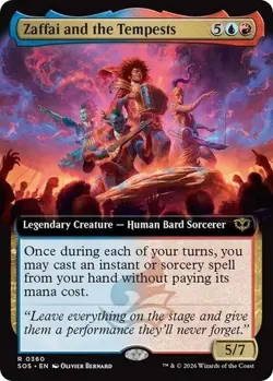 MTG Secrets of Strixhaven Zaffai and the Tempests Extended Art 0360 - Image 1
