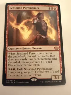 Magic: The Gathering Seasoned Pyromancer foil 123 - Image 1