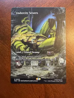 Undercity Sewers (Borderless) Teenage Mutant Ninja Turtles regular rare land - Image 1