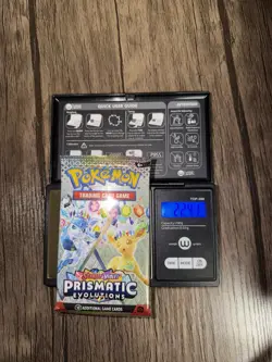 🔥Heavy 22.41🔥Pokemon Prismatic Evolutions Booster Pack Sealed! Demi-God Pack!U - Image 1
