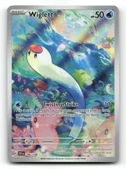 Wiglett 206/198 - Scarlet & Violet - Pokemon Card NM/M - Image 1