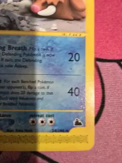 Pokemon TCG Piloswine 24/144 Non-Rare Skyridge Yuka Morii MINT - Image 4