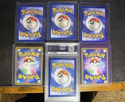 Pokemon Team Rocket Vintage Lot - PSA 8 Yveltal RC, Dark Golduck, Dark Wartortle - Image 2