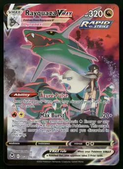 Rayquaza VMAX TG20/TG30 Silver Tempest Trainer Gallery SIT Holo Pokemon NM - Image 1