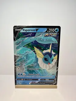 Vaporeon V SWSH150 Holo Promo Sword & Shield Promo Pokemon Near Mint - Image 1