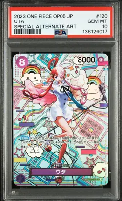 2023 ONE PIECE JPN AWAKENING OF THE NEW ERA SPECIAL ALT ART #120 UTA PSA 10 - Image 1