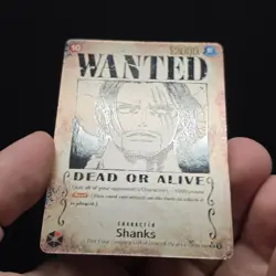 One piece TCG OP09-004 Shanks Wanted Poster English NM - Image 2