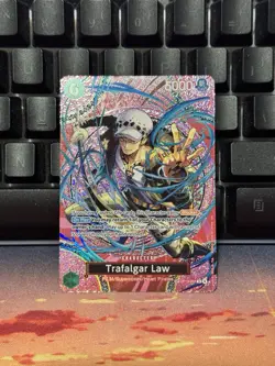 Trafalgar Law SP OP13-031 Adventure on Kami’s Island One Piece Foil OP15-EB04 NM - Image 1