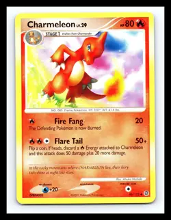 💥 CHARMELEON LV. 29 # 46/132 Secret Wonders Pokemon TCG 2007 Vintage Card - Image 1