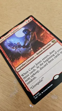 Casey Jones, Vigilante 0088 Magic the Gathering Card - Image 1