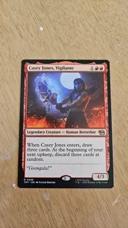 Casey Jones, Vigilante 0088 Magic the Gathering Card - Image 2