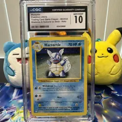 Wartortle 002/034 Trading Card Game Classic Holo CGC 10 - Image 1