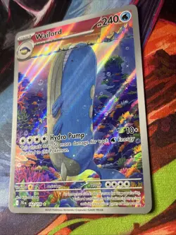 Pokemon TCG Journey Together Wailord Illustration Card 162/159 NM - Image 3