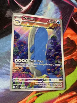 Pokemon TCG Journey Together Wailord Illustration Card 162/159 NM - Image 4