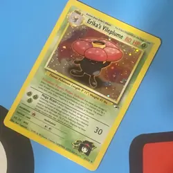 Erika’s Vileplume 5/132 Gym Heroes Holo Unlimited Pokemon Card NM - Image 1