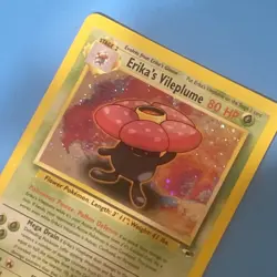 Erika’s Vileplume 5/132 Gym Heroes Holo Unlimited Pokemon Card NM - Image 3