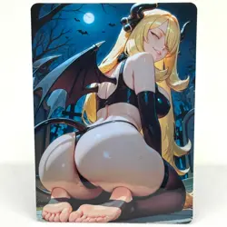 Pokemon Cynthia Goddess Anime Waifu ACG Foil Card - Image 1