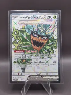 Teal Mask Ogerpon ex 166 Sv: Scarlet & Violet Promo Cards Holo - Image 1