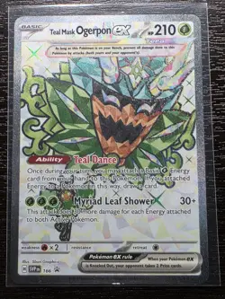 Teal Mask Ogerpon ex 166 Sv: Scarlet & Violet Promo Cards Holo - Image 2
