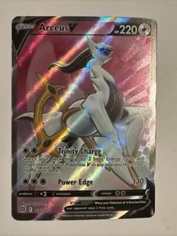 Arceus V 165/172 Full Art Brilliant Stars Pokemon Card - NM - Image 1